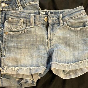 Girls 7/8 shorts bundle Cherokee & Levi’s